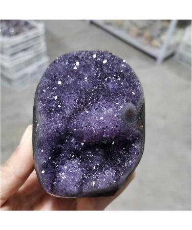 480g Natural Amethyst Quartz Cluster Uruguayan Crystal Gemstone Geode Full of Texture - Buy Online on GoSupps.com