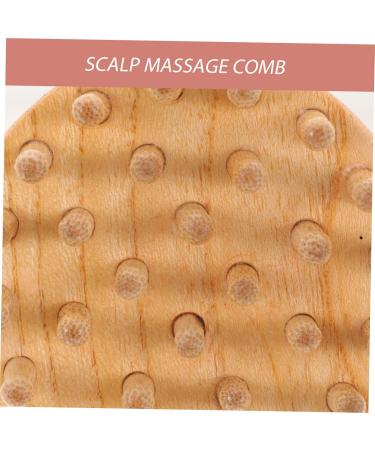 Healvian 3ST Massage Comb - Portable Wooden Shampoo Brush for Professional Hair Care | Comfortable Hand Massage Hairbrush - Buy Online on GoSupps.com