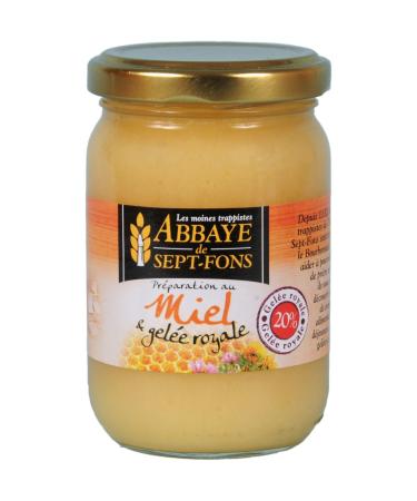 Abbaye de sept-fons - Honey with royal jelly 20% - 250 g jar -