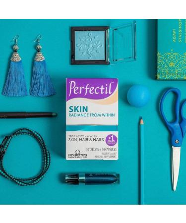 Perfectil by Vitabiotics Plus Skin Extra Support Tablets & Capsules x 28 - Buy Online on GoSupps.com