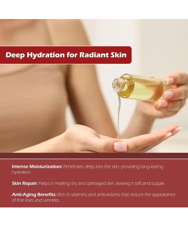 100% Pure Rosehip Oil 16 oz - Refined & Deodorized for Skin Body Face & Hair Growth - Global Shipping - Buy Online on GoSupps.com