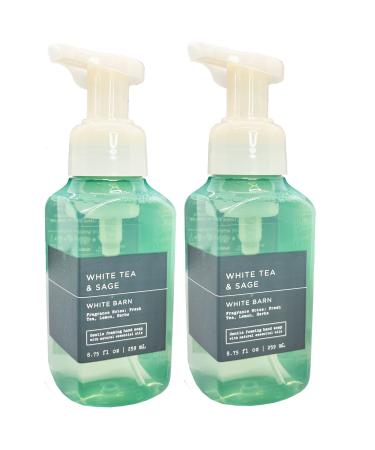 White Barn Gentle Foaming Hand Soap in White Tea & Sage (2 Pack) - Buy Online on GoSupps.com
