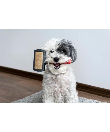 Lambskin Brush for Pets - Universal Care Brush for Dogs & Cats | Soft Grip Long & Short Hair Fur Brush | Black/Red - Buy Online on GoSupps.com