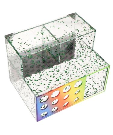 Angoily Box Desktop Desk Bracket Box Storage Rack Hair Brush Holder Hairdressing Tool Tool Holder Scissor Holder Hair Styling Stand Hair Barber Comb