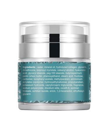 Collagen Face Cream with 7% Hyaluronic Acid - Moisturizing Anti-Wrinkle & Firming Day & Night Cream for Face & Body - Buy Online on GoSupps.com