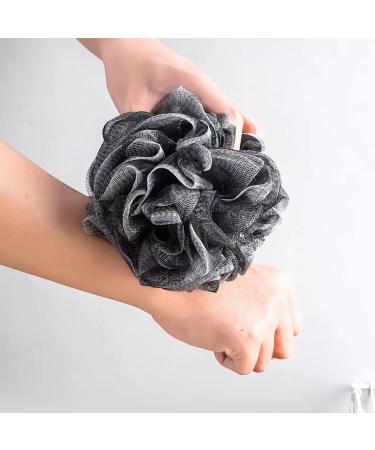 6 Pack White Green Loofah Sponge Set for Men and Women - Bath Shower Skin Care Accessories - Buy Online on GoSupps.com