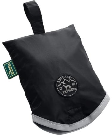 HUNTER Uppsala Rain Dog Raincoat Black 55 | Reflective Stripes for Visibility | International Shipping - Buy Online on GoSupps.com
