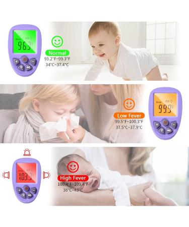 Non-Contact Infrared Forehead Thermometer - Accurate Reading, Fever Alarm, Memory Function - Ideal for Adults and Children - 1 Second Results - Indoor and Outdoor Use - Buy Online on GoSupps.com