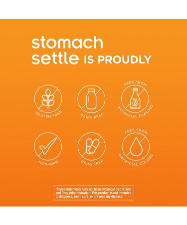 UpSpring Stomach Settle Drops - Lemon-Ginger Honey, 28 Wrapped Drops (4oz) | Digestive Support - Buy Online on GoSupps.com