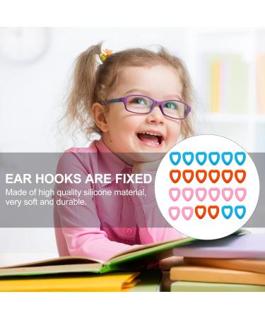 Buy Homsfou Heart Shape Slipproof Ear Clips for Women - Silicone Glasses Bands & Holders - Buy Online on GoSupps.com