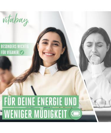 Buy Vitabay Vitamin B12 Lollipops 500 g - 180 Vegan Tablets - High Dose Methylcobalamin Supplement - Folate-Free - Buy Online on GoSupps.com