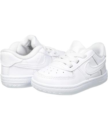 Nike Unisex Kids Force 1 Crib (CB) Running Shoe - White - 0.5 UK - Buy Online on GoSupps.com