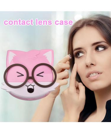 VISIBLURRRY KONTENTETUIS - Portable Contact Lens Container & Travel Storage Box | Pink Accessories for Daily Lens Care - Buy Online on GoSupps.com