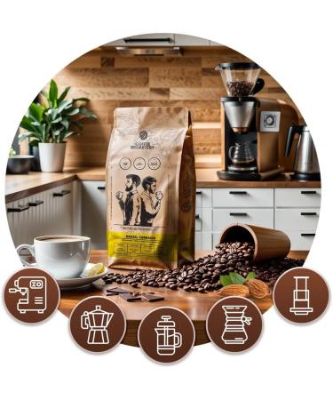 Coffee Broastery Caf en Grains Set 3x1kg 3000g | Brazil Guaxupe | Brazil Mogiana | Brazil Cerrado | Br silien | Caf de Sp cialit | Fra chement Torr fi  - Buy Online on GoSupps.com