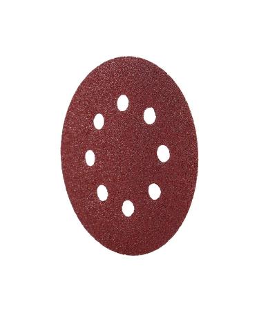 125mm Polishing Grinding Wheel - Red Perforated Flocked Sandpaper & Support Pads (60#) | International Shipping Available - Buy Online on GoSupps.com