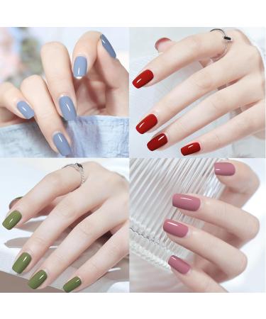 Rainbow Colorful Nail Polish Set - Quick Dry & Long Lasting Nail Varnish - Non-Toxic Water Based Holographic Nail Polish - No Need UV Nail Polish Kit Christmas Gifts for Women Girl (Rainbow Colors) - Buy Online on GoSupps.com