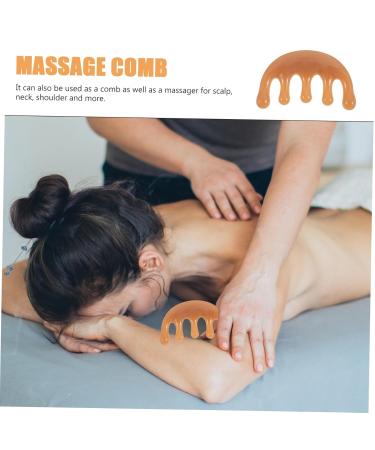 SESESFOUFU Massage Comb - Relaxation Ridge Hair Care & Scalp Massage Comb | 10x6.3cm for Ultimate Relaxation - Buy Online on GoSupps.com