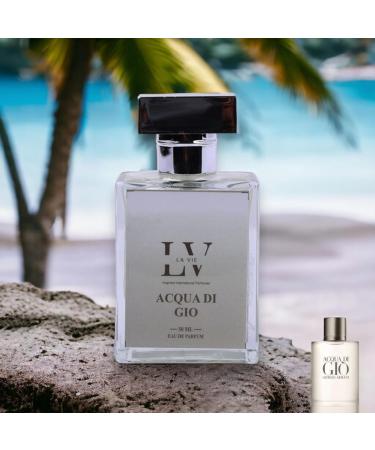 LA V-IE PERFUMES Premium Aquatic Fragrance Acqua Di Gio Inspired Perfume For Men | 50 ml Long Lasting Perfume Spray - Buy Online on GoSupps.com