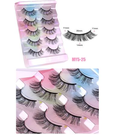 Shop 3D Voluminous 5-Pair False Eyelashes - Natural Look Curl & Lifelike Style - Worldwide Shipping Available - Buy Online on GoSupps.com