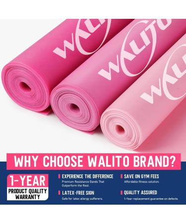 WALITO 4.9FT Resistance Bands - Versatile Workout & Therapy Bands for Home Gym Strength Training Pilates and Recovery - Ideal for Men & Women - Buy Online on GoSupps.com
