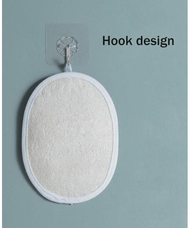 Loofah Back Scrubber - Exfoliating Double-Sided Strap | Natural Bath Sponge for Men & Women | Spa & Shower Essential - Buy Online on GoSupps.com