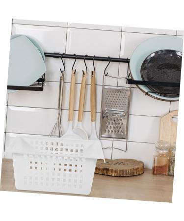 Garneck 4-Piece Under Sink Spice and Storage Baskets - Organize Your Kitchen & Living Room - White PP Cabinet Organizer - Buy Online on GoSupps.com