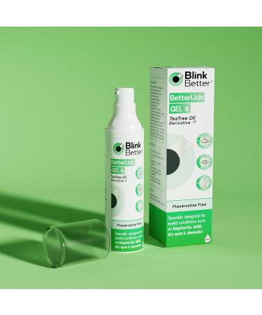 BetterLids Eyelid Cleansing Gel Gentle Centella & Tea Tree Extract Cleanser Refreshes & Cleanses for Daily Eyelid Care Preservative-Free 1.06 oz - Buy Online on GoSupps.com