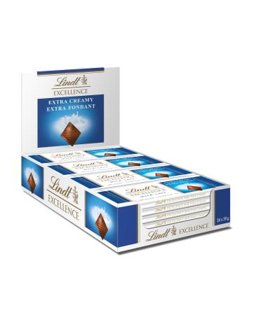 Lindt - EXCELLENCE Bars - Milk Chocolate - Extra Soft - 35g X 24