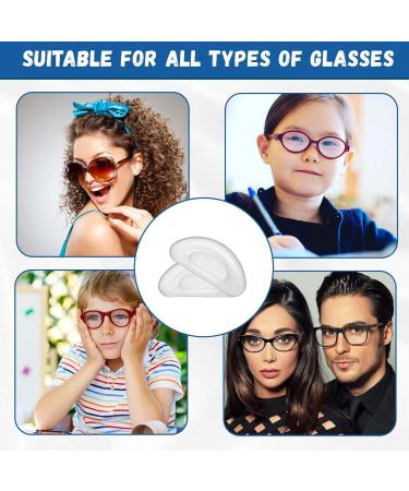 30-Pack Self-Adhesive Transparent Nose Pads for Glasses & Sunglasses - Non-Slip Silicone Anti-Slip Pads - Buy Online on GoSupps.com