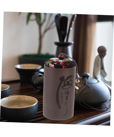 Mikinona 1pc Office Tea Containers with Lids Retro Tea Canister Tea Storage Sealed Jar Food Vintage - Buy Online on GoSupps.com