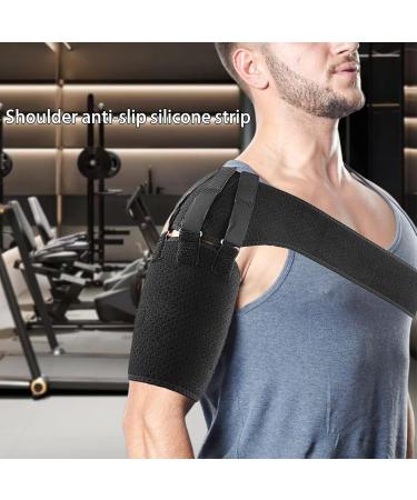 Rotator Cuff Support Brace Shoulder Stabilizer Brace | Shoulder Brace Compression Sleeve Compression Wrap Rotator Cuff Support for Men & Women - Buy Online on GoSupps.com