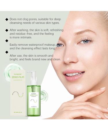 Mugwort Film&ZeroFilm Huile D m Nettoyant Doux Pour Pores Prof Double Nettoy-Sans Bouch Pores D m Quotidien& lim Pts Noirs D maquillant Nettoyant Pores Prof Laisse Peau Douce&Hydrat e (3) - Buy Online on GoSupps.com