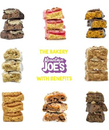 Mountain Joe's Protein Bar (12x55g) Cr me au chocolat et aux bonbons - Buy Online on GoSupps.com
