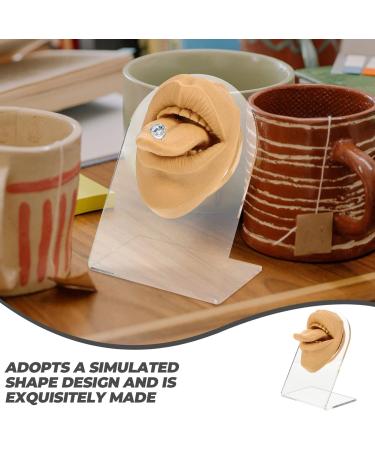 FOMIYES Silicone Tongue Model Set for Piercing Practice and Jewelry Display - Buy Online on GoSupps.com