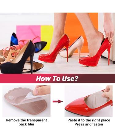 Wllhyf Metatarsal Pads - 3 Pairs Anti-Slip High Heel Inserts for Men & Women | Reusable Gel Cushions for Foot Pain Relief - Buy Online on GoSupps.com