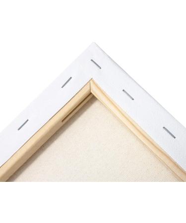 milo 12x16 inch Stretched Artist Canvas Value Pack | Set of 6 Canvases for Painting | Primed & Ready to Paint | Ideal for Acrylic, Oil, Mixed Media | 100% Cotton with Pine Wood Frame - Buy Online on GoSupps.com