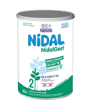 Nestl Nidalgest 2 Baby Milk Powder 6-12 Months Thickened Formula 800g Box