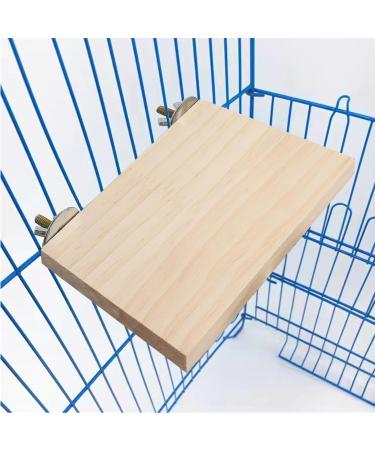 QUOZUO Bird Perches Stand Platform Natural Wood Parrot Toy Perch Stand Budgie Cage Accessories for parakeets Cockatiel Parrot - Buy Online on GoSupps.com