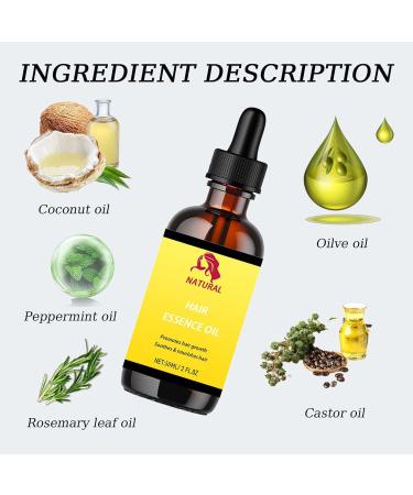 driattie Hair Growth Oil Natural Hair Essence Oil Hair Care Treatments with Concentrated Formula Natural Lightweight Nongreasy Hair Care Strengthens and Repairs Damage Before Use - Buy Online on GoSupps.com