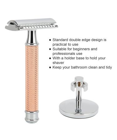 Buy Safety Manual Razor - Men's Double Edge Beard Shaver Handle with Base (No Blade) - Premium Quality for Precision Shaving - Buy Online on GoSupps.com