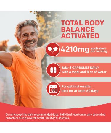 5-in-1 Organic Turmeric Curcumin Supplement (4210mg) with Berberine, Ceylon Cinnamon Bioperine and Ginger Supplements for Joint, Heart, Gut, & Metabolic Support (120 ct) Regular 120 Count (Pack of 1) - Buy Online on GoSupps.com