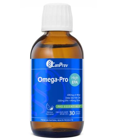CanPrev - Omega-Pro High EPA 50ml Liquid - Helps Support Cognitive Health and Brain Function - Source of Eicosapentaenoic Acid and Docosahexaenoic Acid for the Maintenance of Good Health
