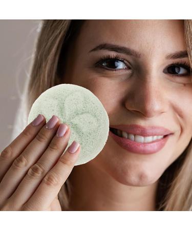 Natural Facial Sponge for Cleansing Exfoliating Gentle Face Sponge for Washing Face Body Cleaning Puff Scrubber for Men Women Shower Bath Spa - Buy Online on GoSupps.com