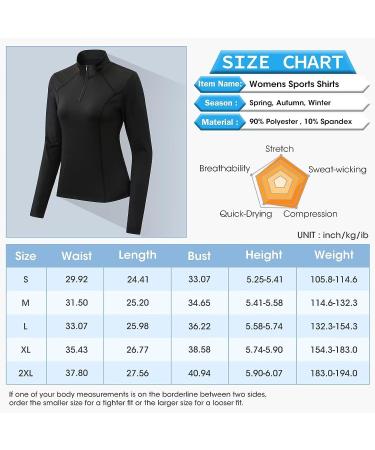 Tesuwel Women's 1/4 Zip Athletic Shirt with Thumbholes | UPF 50+ | Quick Dry | XX-Large - Buy Online on GoSupps.com