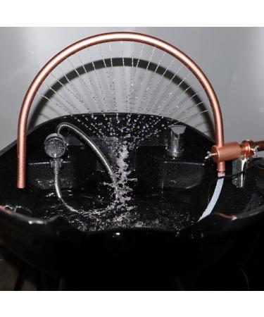Head Spa Water Circulation Frame Spa Vanity Faucet Water Circulation Device with Pump 180 Adjustable Arc Design Shower Shampoo Bed Massage Accessories - Buy Online on GoSupps.com