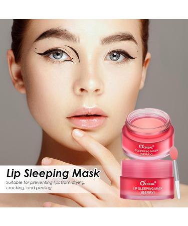 Lip Mask Cherry Lip Treatment Lip Moisturizer Strawberry Lip Balm Intense Lip Repair Lips Face Body - Buy Online on GoSupps.com