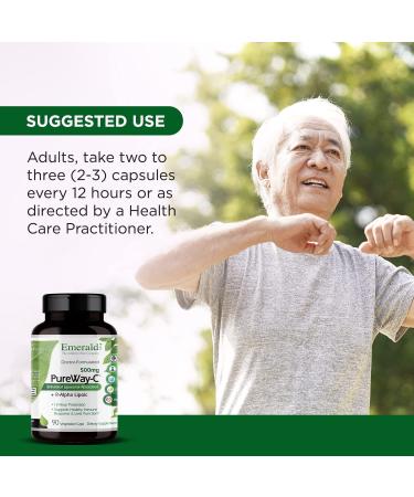 Emerald Laboratories PureWay-C + R-Alpha Lipoic 250mg - 90 Vegetarian Capsules - Buy Online on GoSupps.com