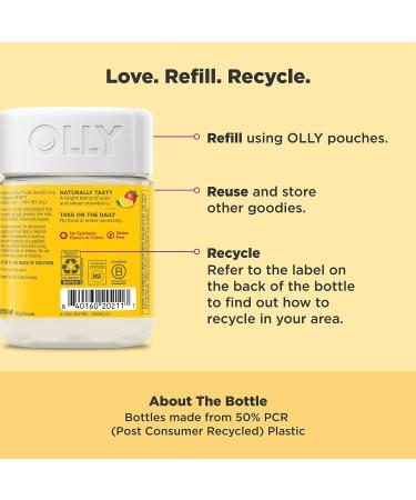 OLLY Extra Strength Energy Gummies | Caffeine Free | Vitamin B12 & CoQ10 | Goji Berry | 60 Count - Buy Online on GoSupps.com