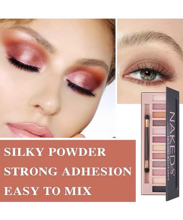 WYBLZPXZ 12 Colors Nude Eyeshadow Palette - Pigmented, Long Lasting, Waterproof Makeup Palette for Natural Smokey Eye Look (Shimmer) - Buy Online on GoSupps.com