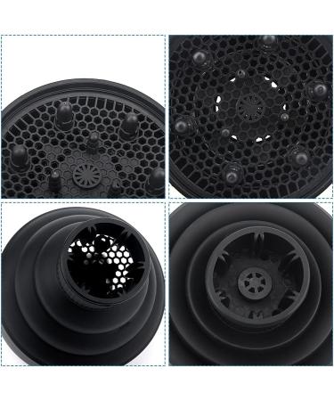 Universal Hair Dryer Diffuser Collapsible Hair Dryer Diffuser Attachment for Curly and Natural Wavy Hair Hair Profession Blow Dryer Diffuser for Most Hair Dryer(COLOUR:black) - Buy Online on GoSupps.com